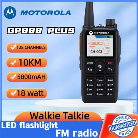 gp888|Motorola GP888 Plus two way radio Walkie Talkie long range .